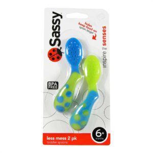 Less mess Toddler Spoon 2 Pack Sassy