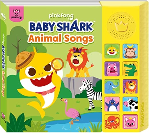 baby shark animal songs 10 button sound book baby shark toys baby shark Le3ab Store