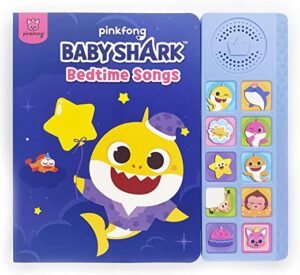 Baby Shark Bedtime Songs 10 Button Sound Book | Baby Shark Toys