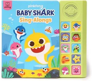 baby shark sing alongs 10 button sound book baby shark toys baby shark Le3ab Store