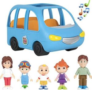 cocomelon deluxe family fun car with sounds includes jj mom dad tomtom Le3ab Store