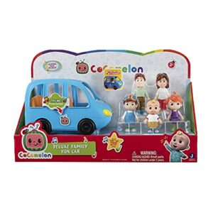 cocomelon deluxe family fun car with sounds includes jj mom dad tomtom 1 1 Le3ab Store