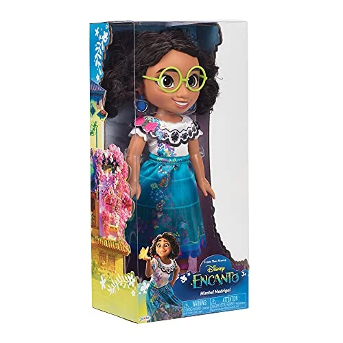 disney encanto mirabel doll 14 inch articulated fashion doll with glasses 1 4 Le3ab Store