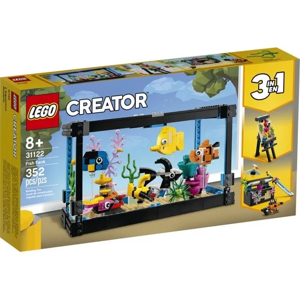 LEGO Creator 3in1 Fish Tank 31122 BuildingToy; Great Gift for Kids (352 Pieces) - Image 3