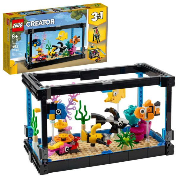 lego creator 3in1 fish tank 31122 buildingtoy great gift for kids 352 pieces Le3ab Store