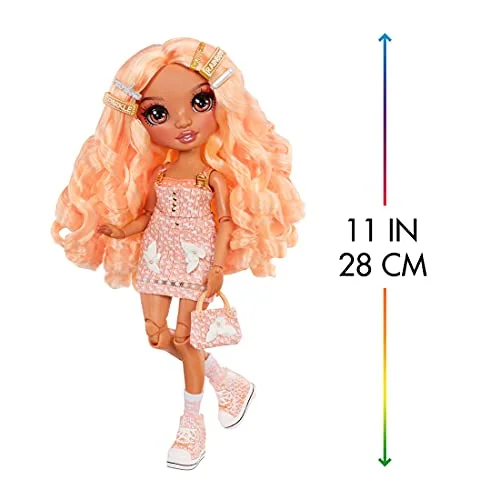 rainbow high series 3 georgia bloom fashion doll peach light orange with 3 Le3ab Store
