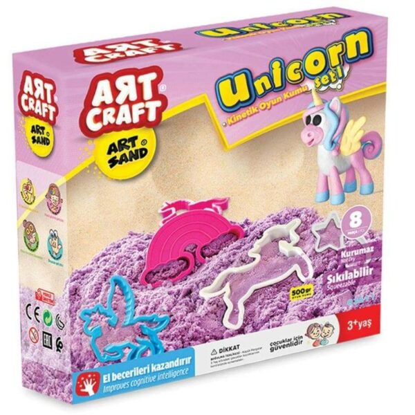 ttcl 03611 dede art craft unicorn modeling play sand set 500g 1617278888 Le3ab Store
