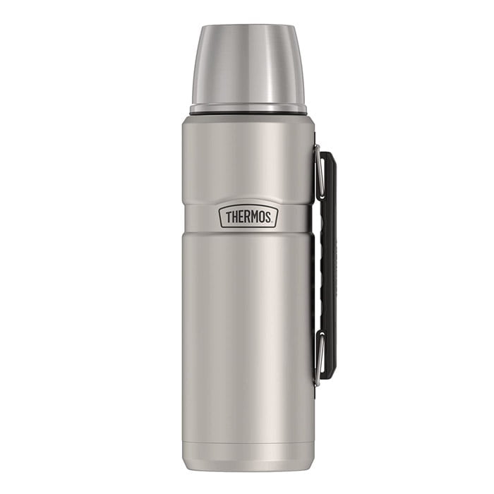 THERMOS Stainless King Vacuum-Insulated Beverage Bottle, 40 Ounce, Matte Steel THERMOS Stainless King Vacuum-Insulated Beverage Bottle, 40 Ounce, Matte Steel