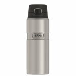 THERMOS Stainless King Vacuum-Insulated Drink Bottle, 24 Ounce, Matte Steel