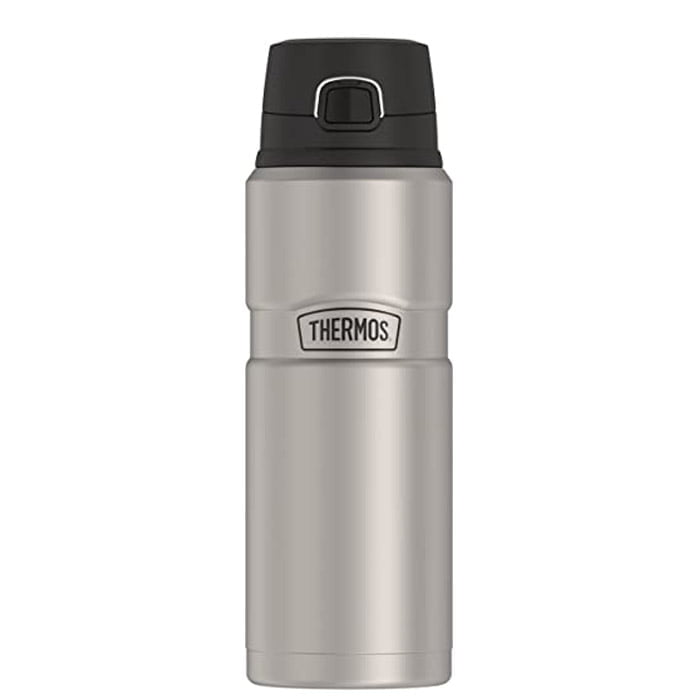 THERMOS Stainless King Vacuum-Insulated Drink Bottle, 24 Ounce, Matte Steel