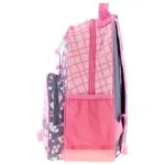 All Over Print School Backpack Charcoal Flower Stephen Joseph