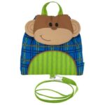 Little Buddy Bag with Safety Harness Monkey Stephen Joseph