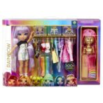 Rainbow High Fashion Studio with Avery Styles Fashion Doll Playset Includes Designer Outfits & 2 Sparkly Wigs for 300+ Looks