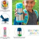 Stephen Joseph Double Wall Stainless Steel Bottle Space Rocket - Image 6
