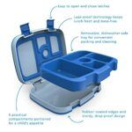 Bentgo Blue 5-Compartment Bento-Style Kids Lunch Box - Image 5