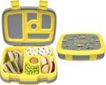 Bentgo® Kids Prints Leak-Proof, 5-Compartment Bento-Style Kids Lunch Box - Ideal Portion Sizes for Ages 3 to 7 - BPA-Free, Dishwasher Safe,...