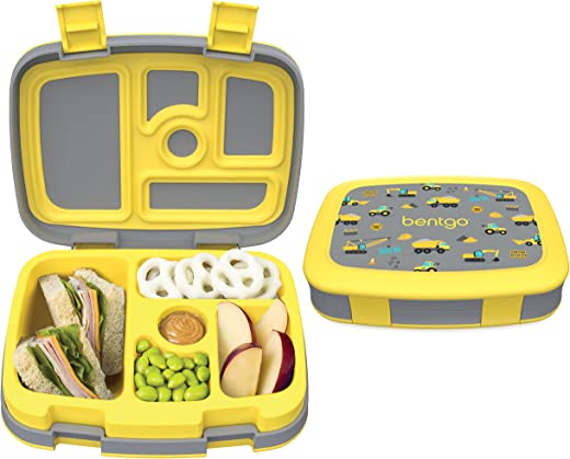 Bentgo® Kids Prints Leak-Proof, 5-Compartment Bento-Style Kids Lunch Box - Ideal Portion Sizes for Ages 3 to 7 - BPA-Free, Dishwasher Safe,... Bentgo® Kids Prints Leak-Proof, 5-Compartment Bento-Style Kids Lunch Box - Ideal Portion Sizes for Ages 3 to 7 - BPA-Free, Dishwasher Safe,... - Image 1