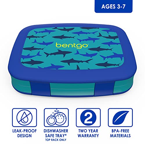 bentgo kids prints leak proof 5 compartment bento style kids lunch box 1 8 Le3ab Store