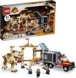 LEGO Jurassic World Dominion T. rex & Atrociraptor Dinosaur Breakout 76948 Building Toy Set for Kids Aged 8 and up (461 Pieces)