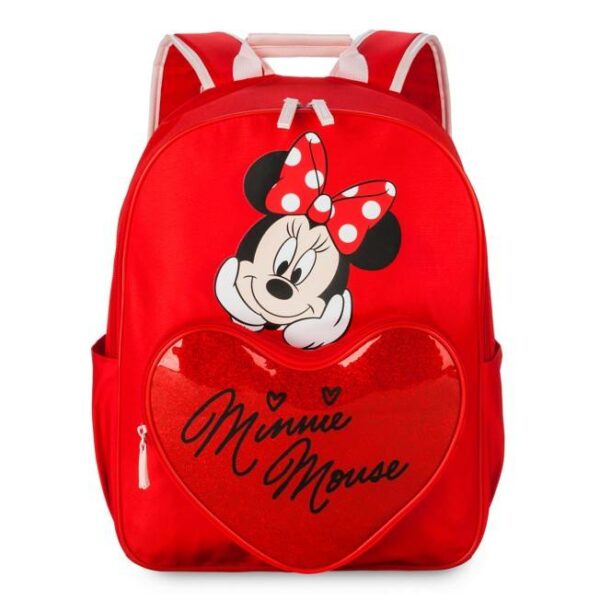 minnie mouse heart backpack Le3ab Store