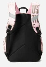 Justice Patterned Backpack Pink with Lanyard - Image 2