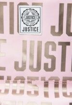 Justice Patterned Backpack Pink with Lanyard - Image 3