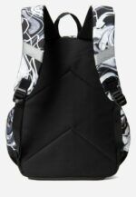 Justice Patterned Backpack Black Marble with Lanyard - Image 2