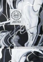 Justice Patterned Backpack Black Marble with Lanyard - Image 3
