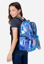 Justice Sequin Striped Backpack Set Multi Iridescent - Image 6