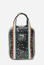 Justice Star Patterned Striped Backpack Set Black Stars - Image 4