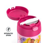 THERMOS FUNTAINER 10 Ounce Stainless Steel Vacuum Insulated Kids Food Jar with Spoon, Princess - Image 3