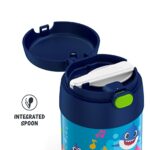 THERMOS FUNTAINER 10 Ounce Stainless Steel Vacuum Insulated Kids Food Jar with Spoon, Baby Shark - Image 3