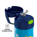 THERMOS FUNTAINER 12 Ounce Stainless Steel Vacuum Insulated Kids Straw Bottle, Baby Shark - Image 3