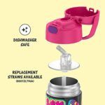 THERMOS FUNTAINER 12 Ounce Stainless Steel Vacuum Insulated Kids Straw Bottle, That Girl Lay Lay - Image 4