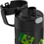 THERMOS FUNTAINER 16 Ounce Stainless Steel Vacuum Insulated Bottle with Wide Spout Lid, Minecraft - Image 3