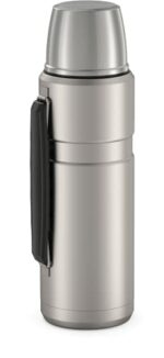 THERMOS Stainless King Vacuum-Insulated Beverage Bottle, 40 Ounce, Matte Steel - Image 2