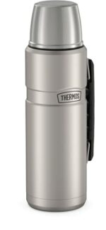 THERMOS Stainless King Vacuum-Insulated Beverage Bottle, 40 Ounce, Matte Steel - Image 3