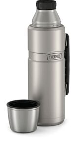 THERMOS Stainless King Vacuum-Insulated Beverage Bottle, 40 Ounce, Matte Steel - Image 6