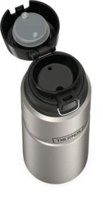 THERMOS Stainless King Vacuum-Insulated Drink Bottle, 24 Ounce, Matte Steel - Image 4
