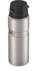 THERMOS Stainless King Vacuum-Insulated Drink Bottle, 24 Ounce, Matte Steel - Image 5