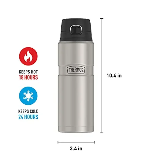 thermos stainless king vacuum insulated drink bottle 24 ounce matte steel 5 لعب ستور