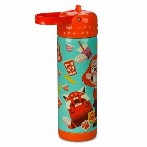 turning red stainless steel water bottle with built in straw 3 Le3ab Store
