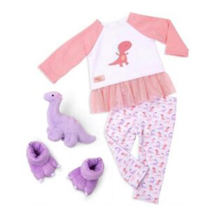 Our Generation Deluxe Dinosaur Pajama Outfit for 18" Dolls