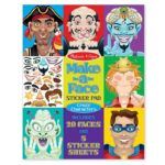 Melissa & Doug Make-A-Face Crazy Characters Sticker Pad