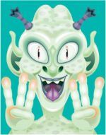 Melissa & Doug Make-A-Face Crazy Characters Sticker Pad - Image 4