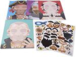 Melissa & Doug Make-A-Face Crazy Characters Sticker Pad - Image 2