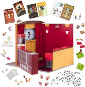 Our Generation Movie Theater Playset with Electronics for 18" Dolls