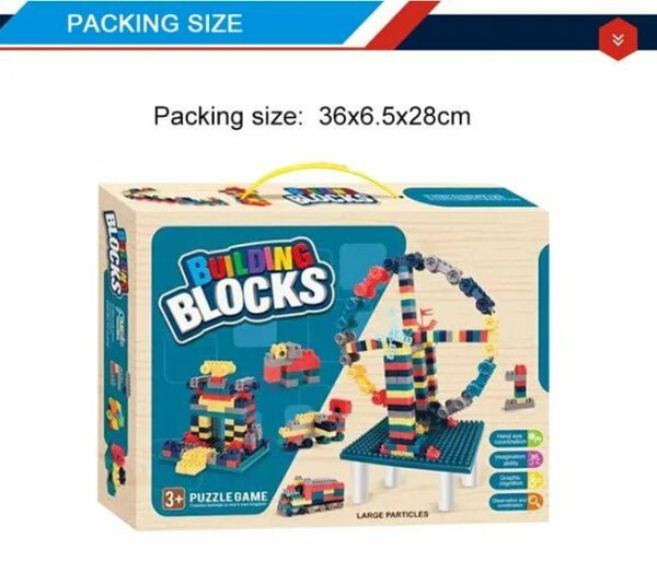Building Blocks 154 pieces 3 Le3ab Store