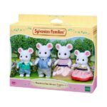 Sylvanian Families Marshmallow Mouse Family