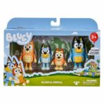 Bluey & Family 4 Pack of 2.5-3″ Figures, Including Bluey, Bingo, Mum & Dad - Image 2